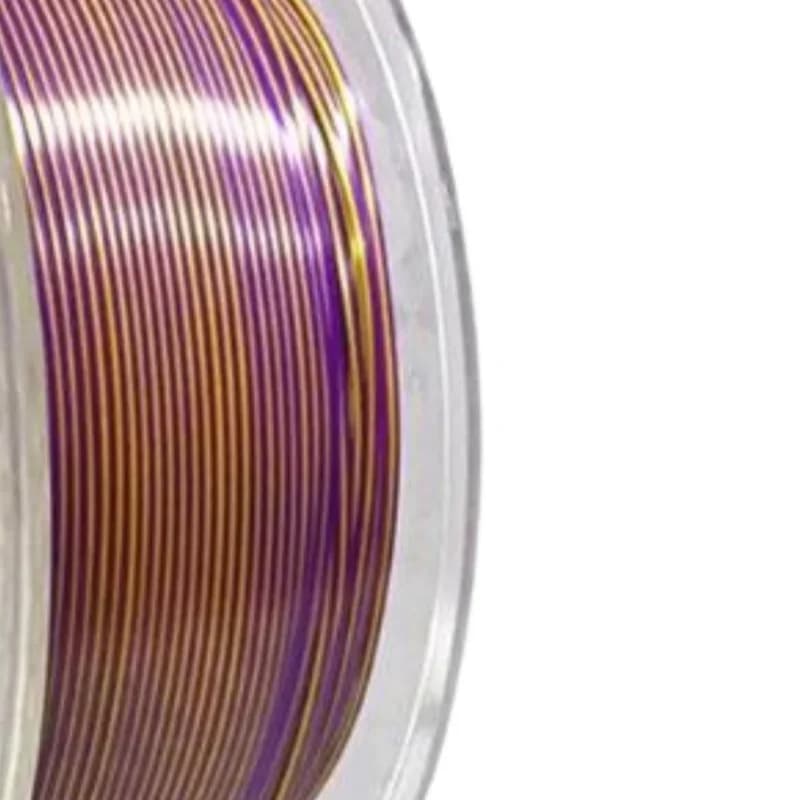 Filamento PLA Ultra Silk – Bicolor Ouro e Roxo 2