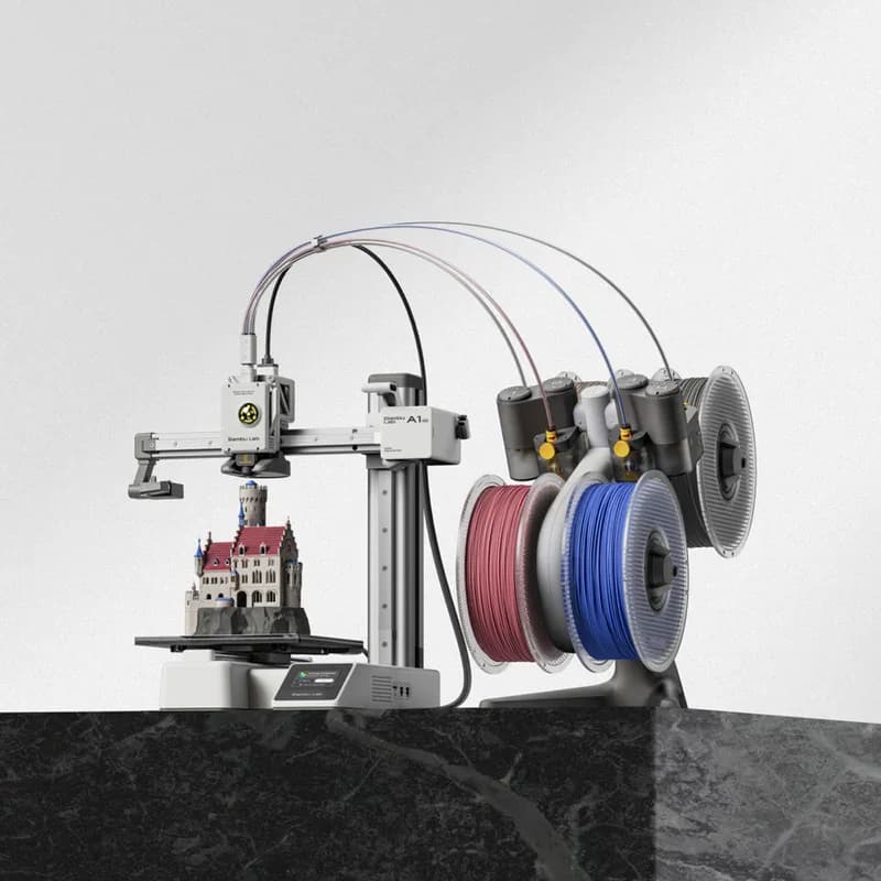 IMPRESSORA 3D A1 MINI COMBO 4