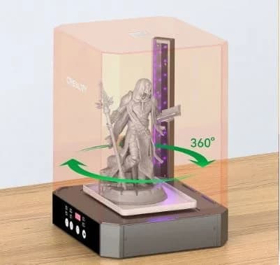 MÁQUINA DE LAVAGEM E CURA 3D UW-03